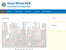 Tablet Screenshot of innerwheelusa.com